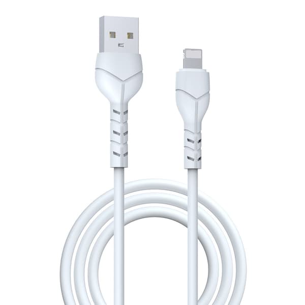 Devia kabel Kintone EC143 USB - Lightning 1,0 m 2,1A vit