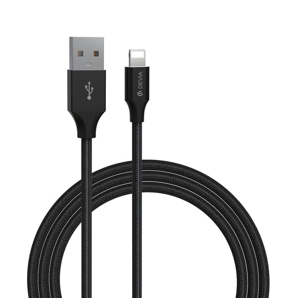 Devia kabel Gracious EC412 USB - Lightning 2,0 m 2,1A svart