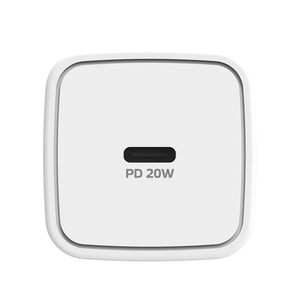 Celly Laddare med USB-C kabel TC1C20WTYPEC 20W Vit