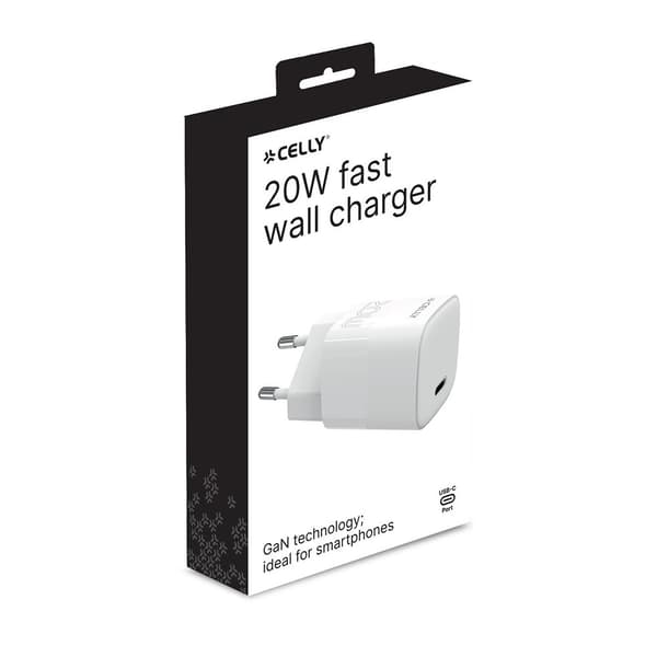 Celly Laturi ProPower EVO USB-C 20W Valkoinen