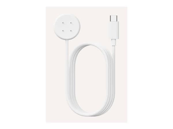 Google - Magnetisk ladekabel - 4-stifts magnetisk til 24 pin USB-C (hann) - 1 m - snø - Europa