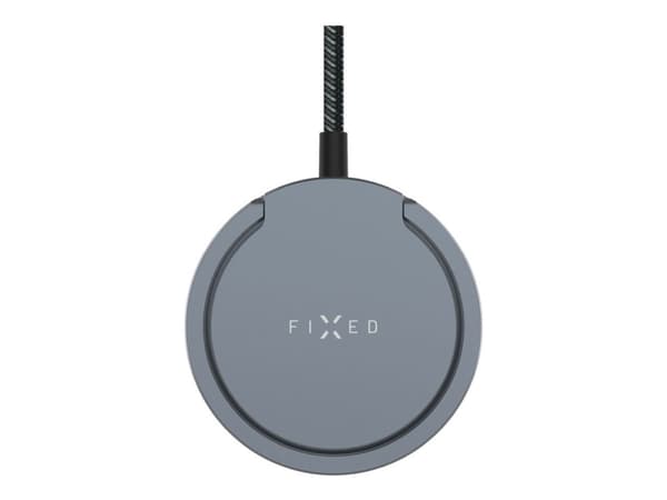 FIXED MagPad pro - Trådløst ladestativ - 15 watt - 3 A - grå