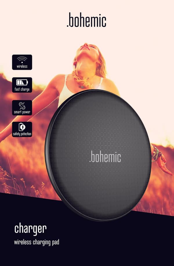 Bohemic BOH7276: Trådløs opladningsplade