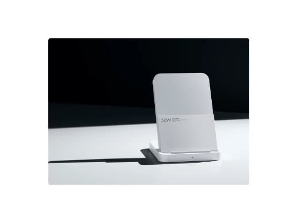 Xiaomi MDY-14-EN - Trådløst ladestativ - 50 watt - 3.25 A - for Apple iPhone 11, 12, 13, 14, 15; Samsung Galaxy S20, S21, S22, S23, S24; Xiaomi 12, 1