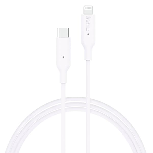 Hama Charging Cable USB-C to Lightning 1.0m White