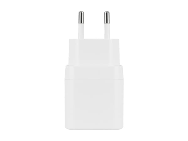 DELTACO - Strømadapter - 20 watt - 3 A - PD/PPS (24 pin USB-C) - hvit