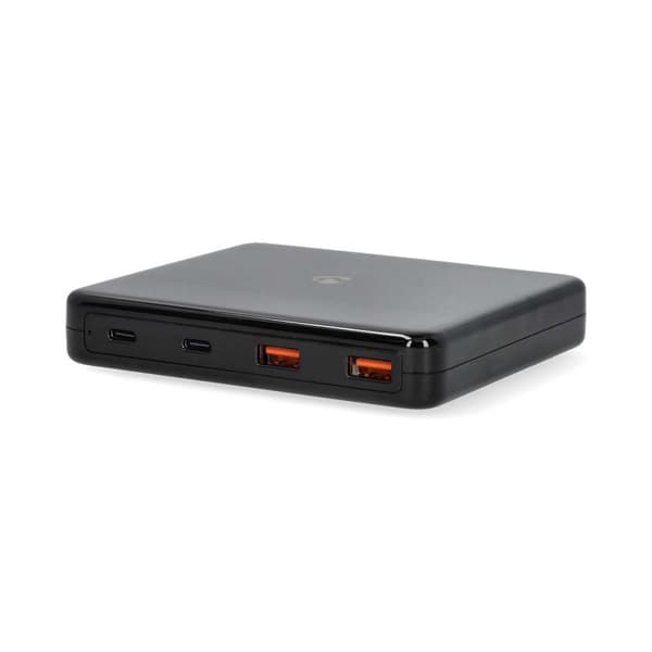 Nedis Bordlader | 65 W | GaN | 1.5 / 2.0 / 2.5 / 3.0 / 3.25 A A | Antal output: 4 | USB-A / USB-C™ | Euro | 1.50 m | Automatisk Valgt Spænding