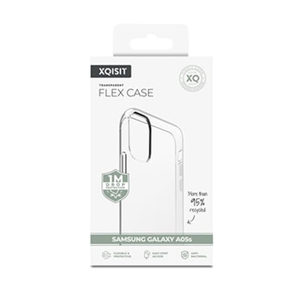 XQISIT Samsung Galaxy A05s Cover Flex Case Klar