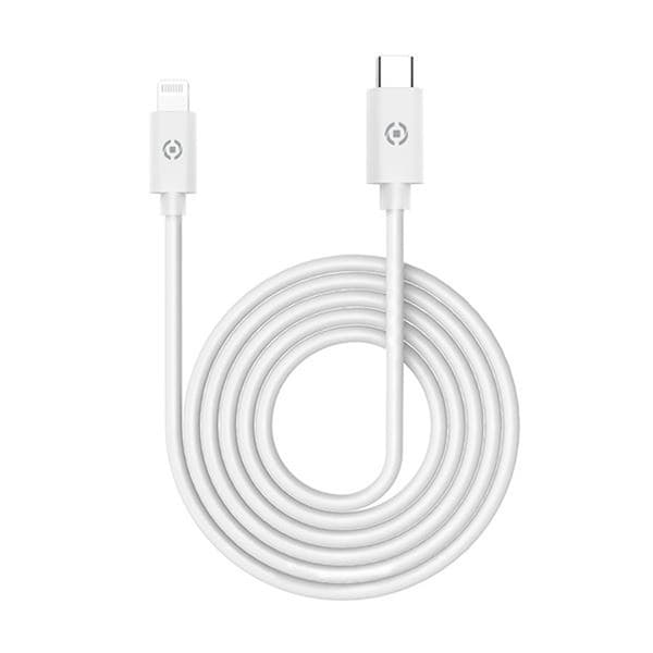 Celly Kaapeli USB-C/Lightning 2M Valkoinen