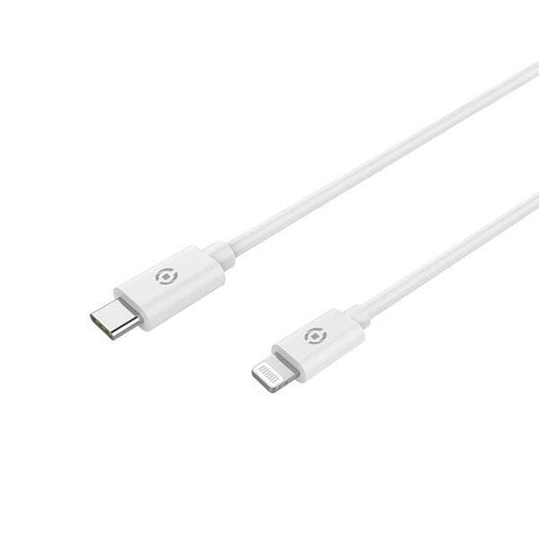 Celly Kabel USB-C/Lightning 1M Hvid
