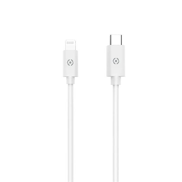 Celly Kabel USB-C/Lightning 1M Hvid