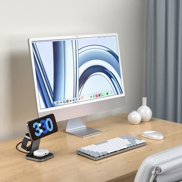 Satechi 3-in-1 Trådlös Laddare Qi2 Vikbar