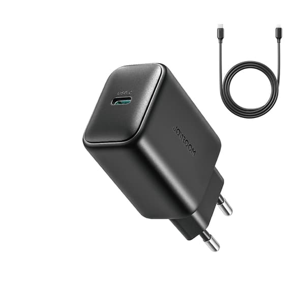 Joyroom Snabbladdare 25W USB-C Med 1m Kabel - Svart