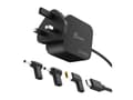 Miniatyrbilde 4 av 5: j5create JUP1565DCF3A-FN - Strømadapter - GaN, med 3 typer DC-kontakter - 67 watt - 3.3 A - PD 2.0, PD 3.0 (24 pin USB-C) - svart - Storbritannia