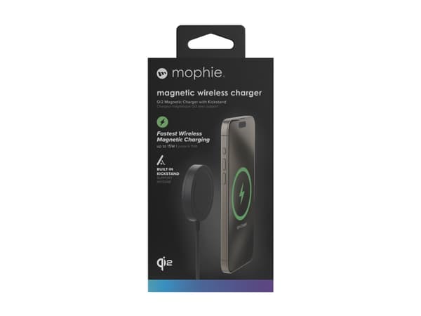 mophie - Trådløs ladepute - 15 watt - Fast Charge