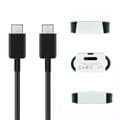 Snabbladdare för iPhone15 / 16 och Samsung med 2 meter kabel USB-C till USB-C