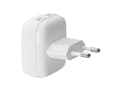Pikkukuva 3 / 5: UUDELLEENLATAUS - EU LITTEÄ SEINÄLATAUS | LATURI - 2XUSB-C 25W - W