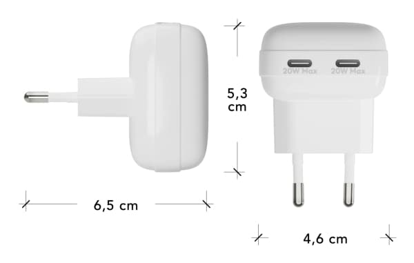 dbramante1928 CH20EUWH7126, Innendørs, USB, Hvit