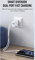 Miniatyrbillede 5 af 5: Snabbladdare Dual Port USB-C + USB-C till USB-C-kabel + Hörlur med USB-C-kontakt