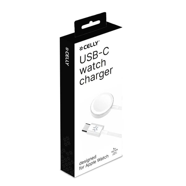 Celly Lader Apple Watch USB-C 1m Hvit