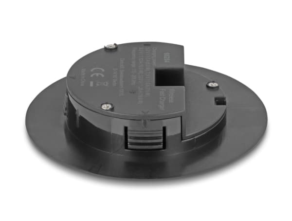 Delock - Trådløs ladepute - for table mounting - 15 watt - 1.25 A - Fast Charge - svart