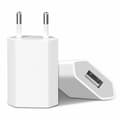 Miniatyrbillede 1 af 2: Vægoplader 1A, 1 x USB-A, hvid