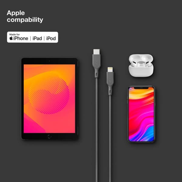 GP Kabel USB-A Till Lightning CL1P 1m