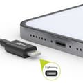 Miniatyrbillede 8 af 9: Goobay Lightning USB-kabel för laddning och synkronisering, 3 m, vit MFi-kabel för Apple iPhone/iPad
