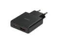 Pikkukuva 2 / 3: IBOX C-43 Slim USB A+C verkkovirtalaturi 30W USB-C USB-C-kaapeliin musta