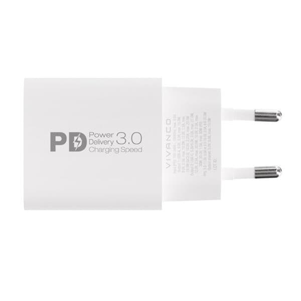 Vivanco Oplader med Kabel 30W Dual Super Fast PD Charger Set