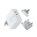 Miniatyrbilde 2 av 2: Xtorm 67W GaN Ultra reiselader + USB-C PD-kabel