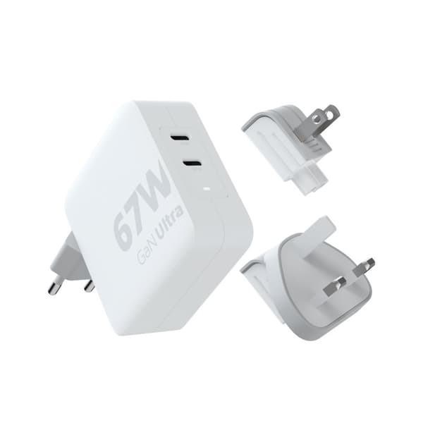 Xtorm 67W GaN Ultra reiselader + USB-C PD-kabel
