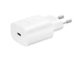 Miniatyrbilde 2 av 5: Samsung Fast Charging Wall Charger EP-TA800 - Strømadapter - 25 watt - 3 A - Ultra Fast Charge (24 pin USB-C) - på kabel: USB-C - hvit - for Galaxy A