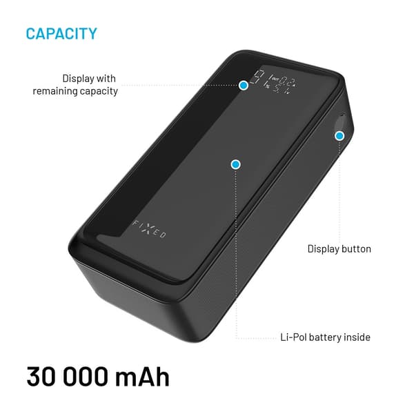Fixed Powerbank Zen2 30 Plus 65W 30 000 mAh