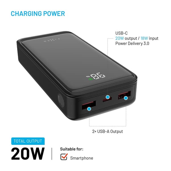 Fixed Powerbank Zen2 20 20W 20 000 mAh