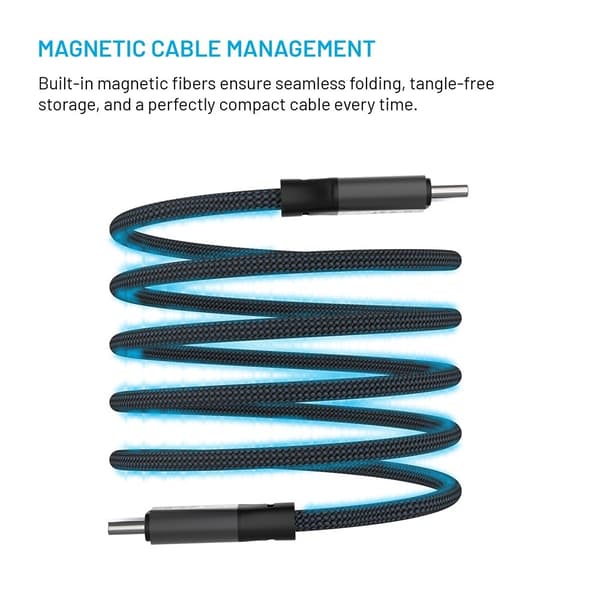 Fixed Kabel Magnetisk USB-C til USB-C 240W 2m