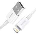 Miniatyrbild 3 av 3: Baseus USB 2.0 til Lightning kabel 1.5m vit