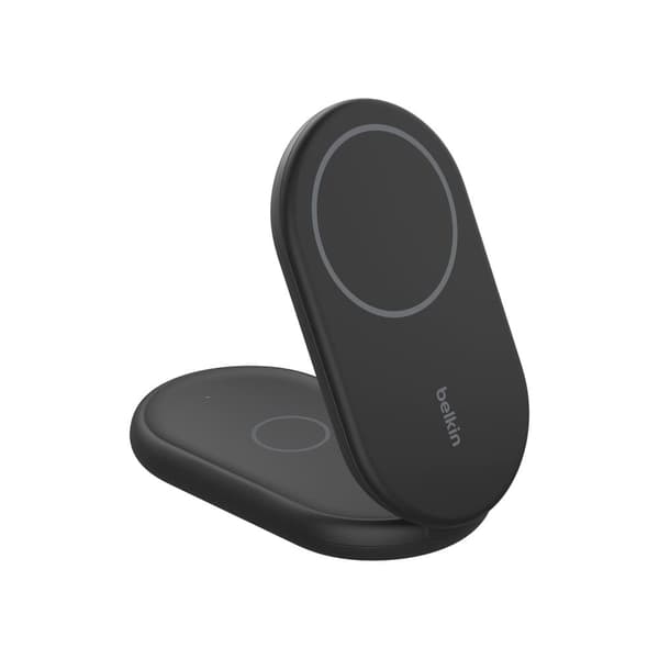 Belkin Langaton laturi BoostCharge 2-in-1 Foldable MagSafe Qi2 15W Musta
