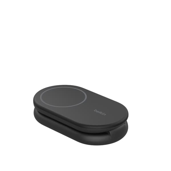 Belkin Langaton laturi BoostCharge 2-in-1 Foldable MagSafe Qi2 15W Musta
