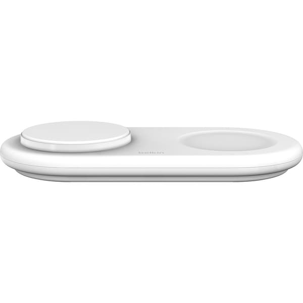 Belkin Langaton laturi BoostCharge Pro 2-in-1 MagSafe Qi2 15W Valkoinen