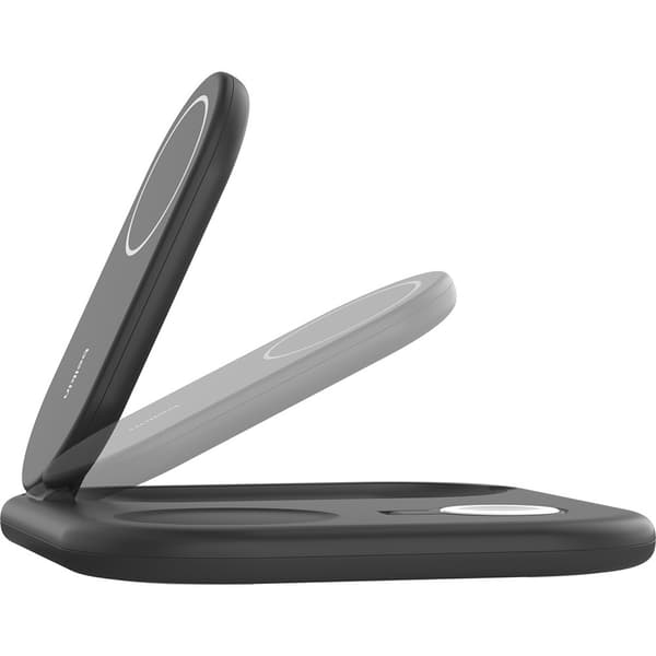 Belkin Langaton laturi BoostCharge 3-in-1 Foldable MagSafe Qi2 15W Musta