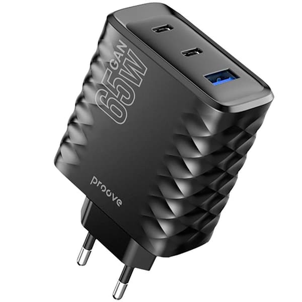Proove Snabbladdare 65W Speed Surge Gan - Svart