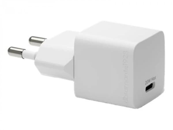 dbramante1928 Re-charge - Vegglader GaN - USB-C 20W EU - Hvit