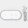 Miniatyrbild 8 av 9: Hoco 3in1 Trådlös Snabbladdare Apple Watch, iPhone, Airpods - Vit