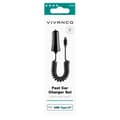 Miniatyrbilde 3 av 3: Vivanco Mobillader til bil med Fjærkabel 1m USB-C 12W Svart