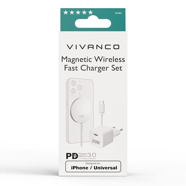 Vivanco MagSafe opladningssæt