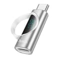 Miniatyrbild 1 av 5: Hoco Adapter USB-C Till Lightning Med Display 3A 60W - Silver