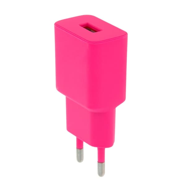 Setty Väggladdare USB 2.4A LSIM-A-126 - Rosa
