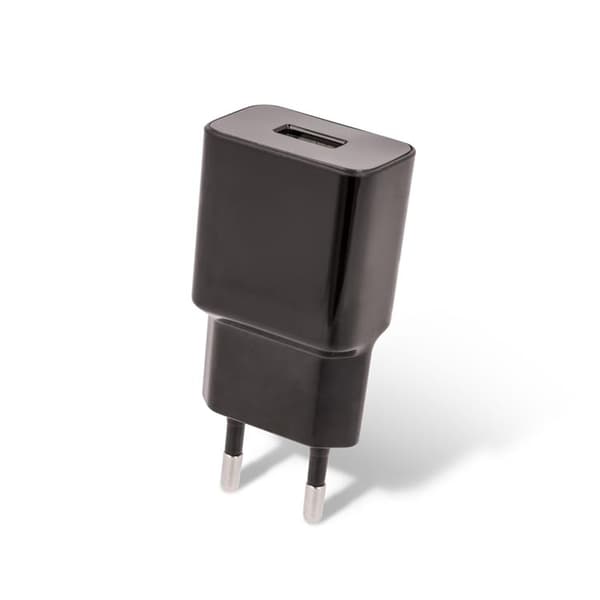 Setty Väggladdare USB 2.4A med USB-C 1m Kabel NEW - Svart