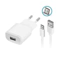 Miniatyrbild 2 av 6: Forever Väggladdare MicroUSB 2A med Kabel - Vit